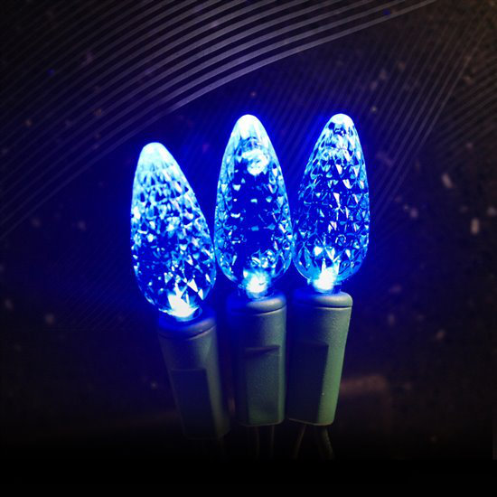 Light set-LED 100 C6 Light Set - Pure White, Blue