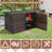 Winado 96 Gallons Gallon Wicker Deck Box in Brown