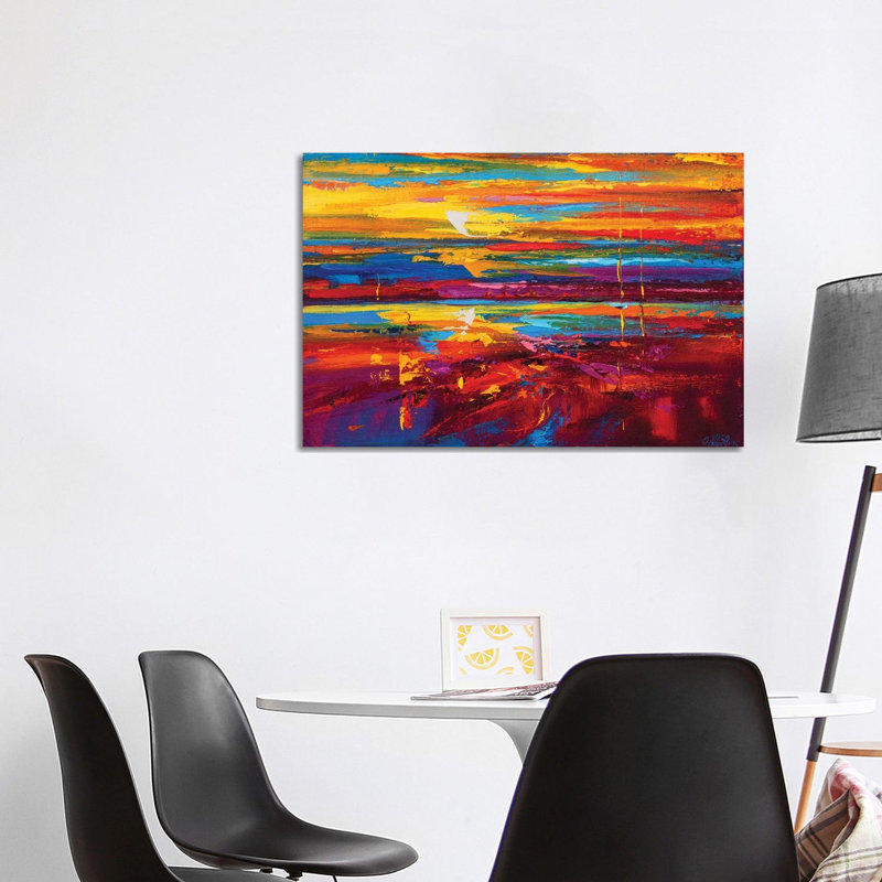 Abstract Seascape XVIII by Andrej Ostapchuk - Wrapped Canvas Print, 30.48 cm H x 45.72 cm W