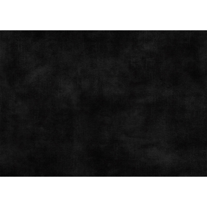 Charcoal Velvet Upholstered Side Chair with Black Metal Legs