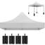 Auvent de remplacement, auvent de remplacement pour tente d'auvent avec 4 sacs de sable-133600378
