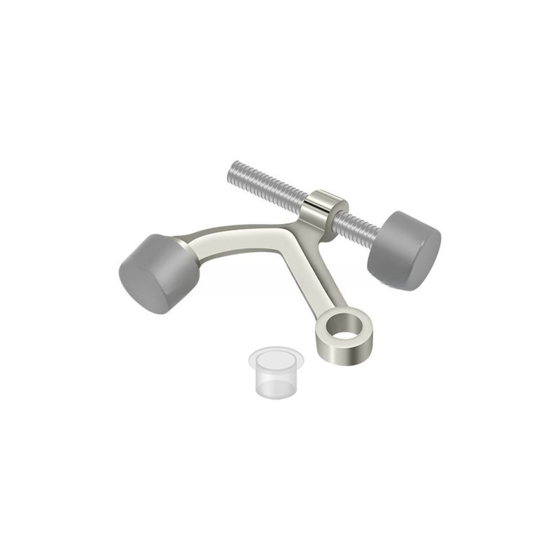 Door Stop, Polished Nickel