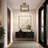 Gilbertsville 4-Light Rippled Glass Square Semi-Flush Mount