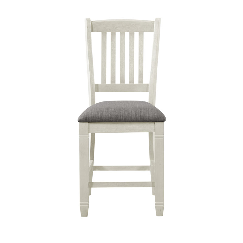 Ensemble de chaises de salle à manger à hauteur de comptoir en bois 2 pièces