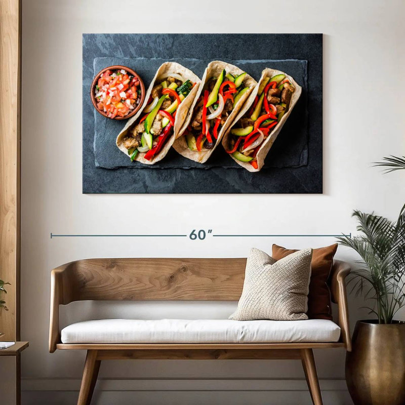 Yarlin Tacos De Cerdo, H 32 po x l 48 po