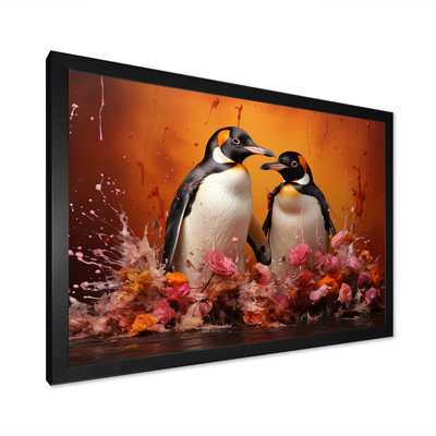 Flower Couple Penguins World