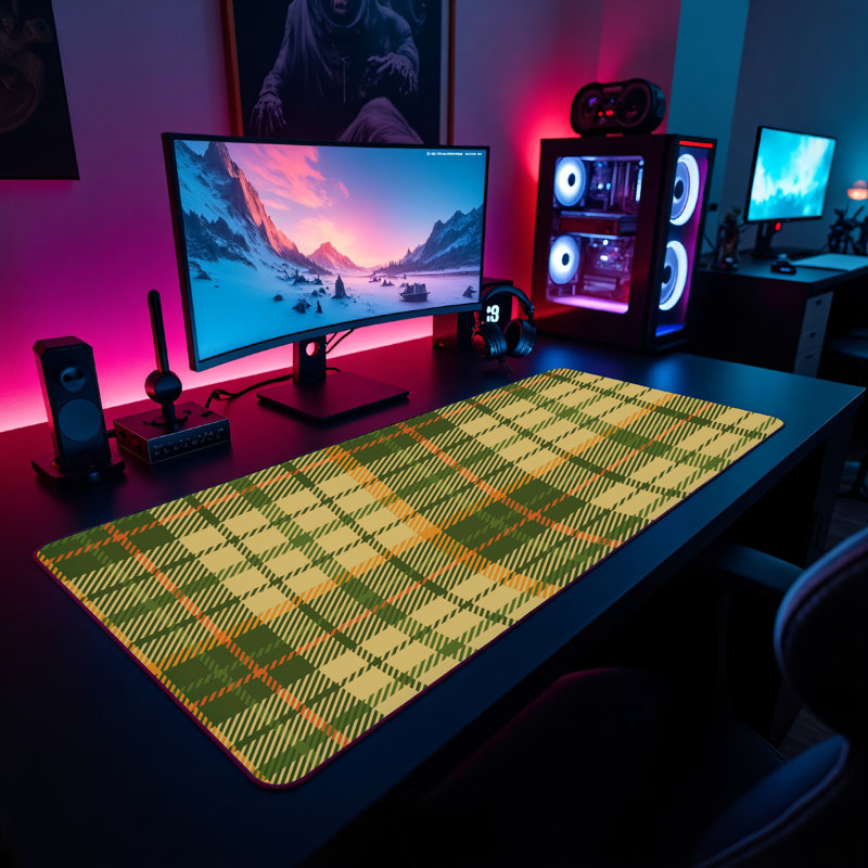 Polyester Desk Pad, 14.4x12.1