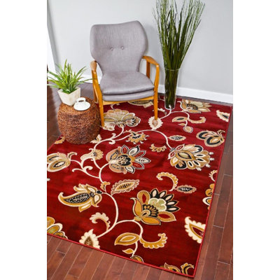 Murphysboro Floral Indoor Rug