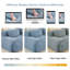 Canapé modulaire en velours côtelé avec accoudoirs incurvés et support ergonomique-131428380