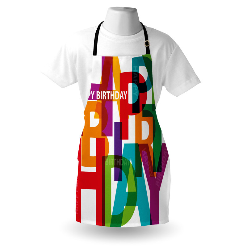 No Pattern Bib Apron