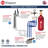Kegco 24" Wide Triple Tap Stainless Steel Commercial Built-In Kegerator with Kit-32316765