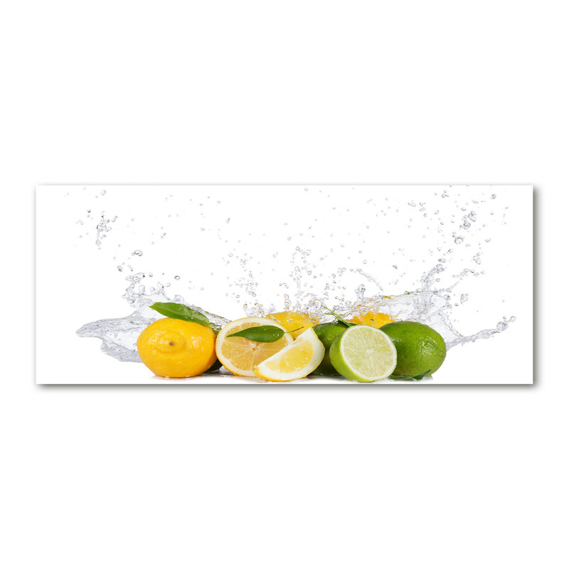 Citrus And Water - Wrapped Canvas Print, 50cm H x 125cm W, Canvas