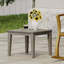 Table d'appoint en bois d'acacia Hampton, l 20 po x P 20 po x H 15,75 po