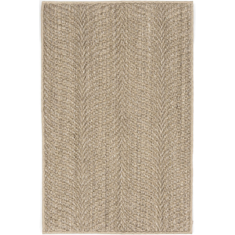 Tapis en sisal tissé naturel Wave