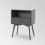 Table d'appoint fonctionnelle en MDF Mid-Century, parfaite pour le salon