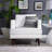 Agile Upholstered Fabric Armchair-306463747