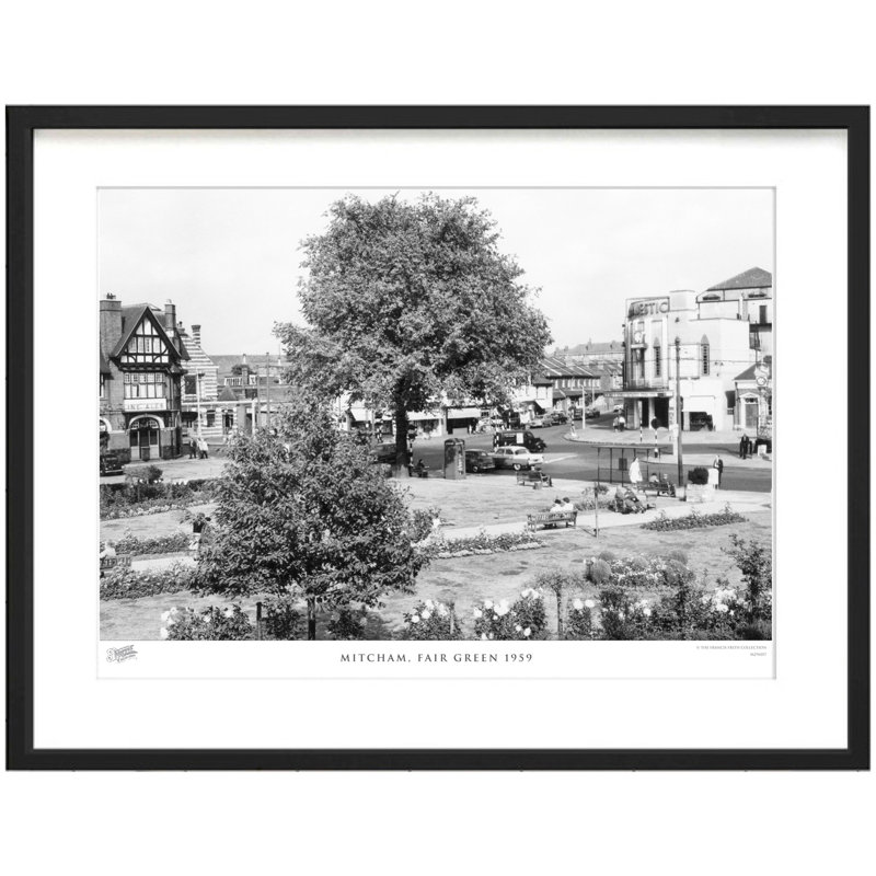Mitcham, Fair Green 1959 by Francis Frith - Single Picture Frame Print, 45cm H x 60cm W x 2.3cm D