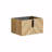30"  Wall-Mounted Floating Single Bathroom Vanity Set With White Ceramic Sink And Chevron Wood Grain Cabinet-1673589192
