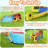 12.14' x 14.6' Inflatable Slide with Waterslide and Air Blower