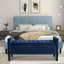 Banc de rangement en velours Mayfair-801231736