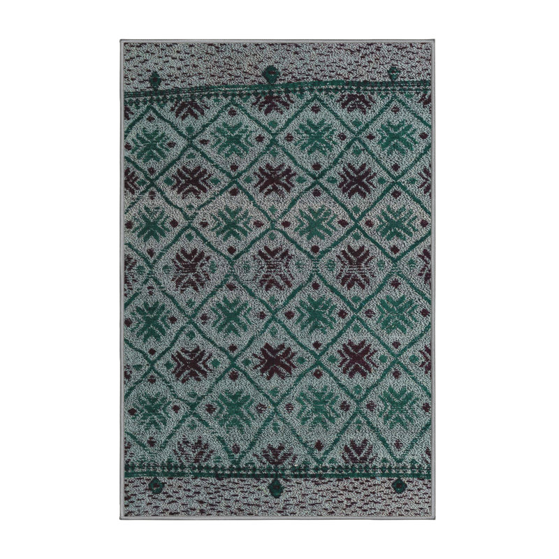 Abstract Indoor Rug, Rectangle 5' x 8'