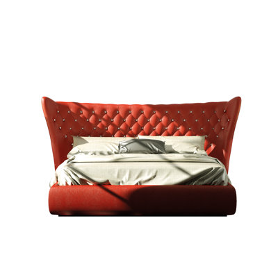 Annalya Vegan Leather Panel Bed