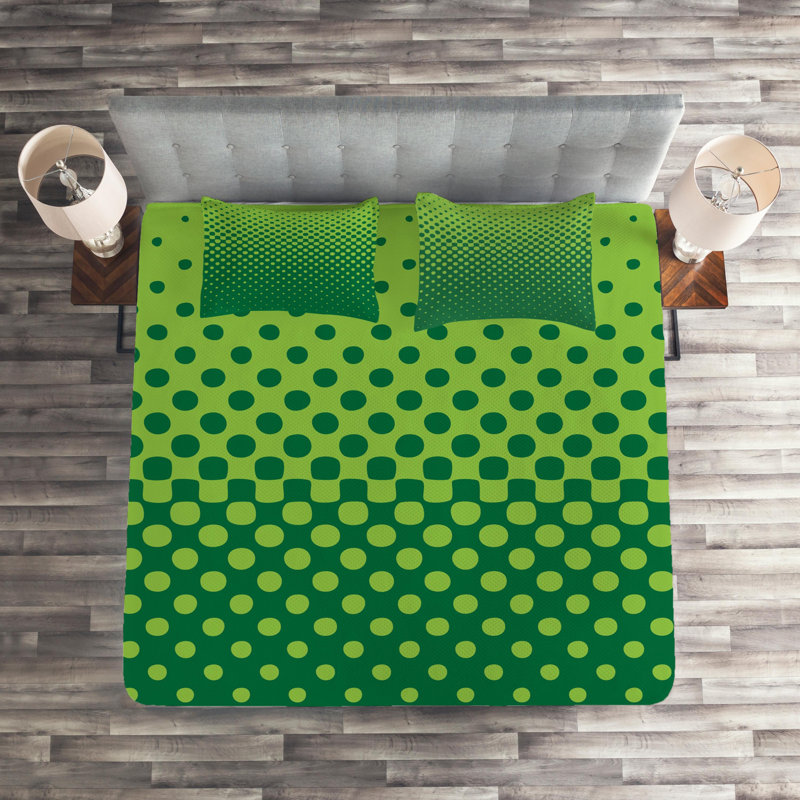 Modern & Contemporary Polyester Dots Coverlet