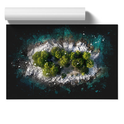 Island in Croatia - Unframed Painting