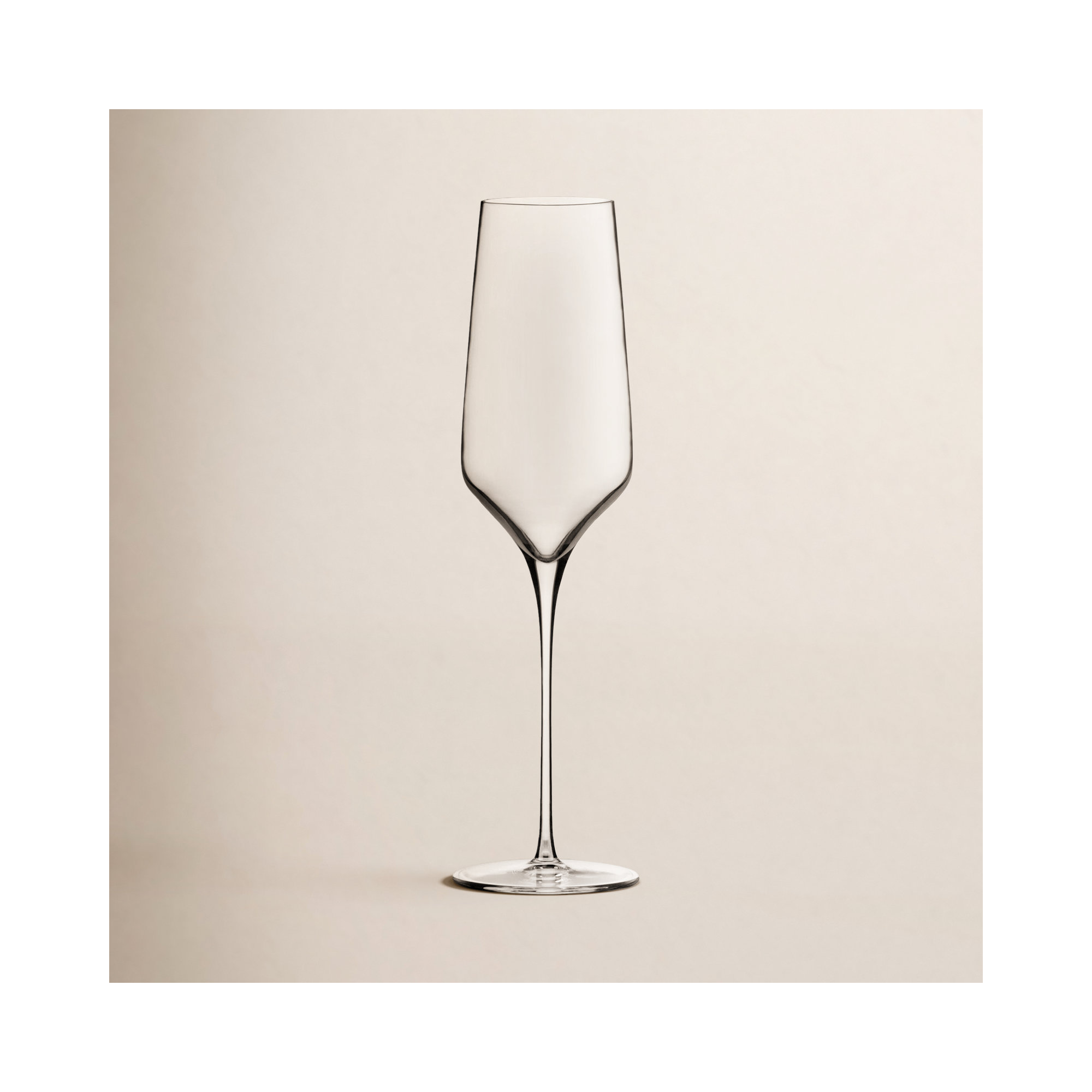 Libbey Signature Greenwich Champagne Flute Glasses, 8.25-ounce