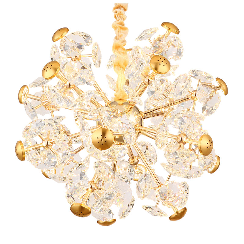 Bina 1 - Light Gold LED Geometric Pendant