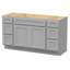 54'' Single Bathroom Vanity Base Only-95069383