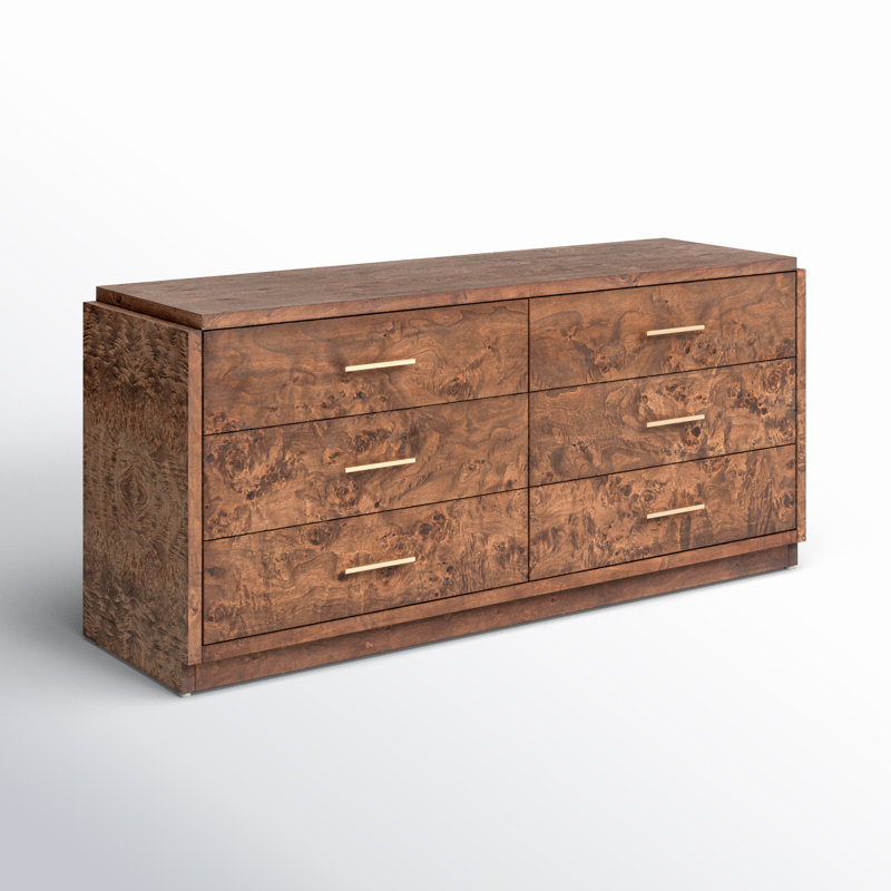 Kingston 68'' W 6 - Drawer Dresser, Brown