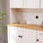71" Kitchen Pantry Storage Cabinet With Microwave Oven Countertop-1583980993