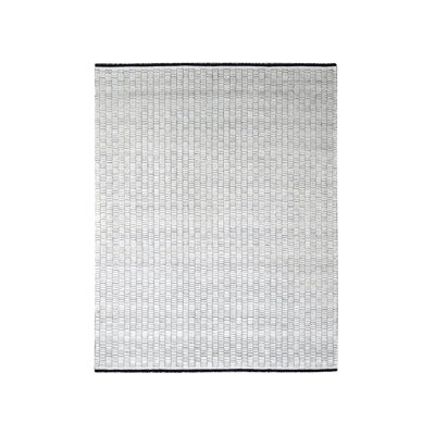 Tapis oriental rectangulaire en laine et en soie tissé à la main 9 pi 0 po x 11 pi 9 po - MOA10284585