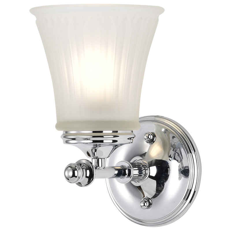Applique murale 1 lumière Hinde, Chrome poli