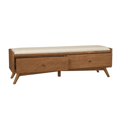 Williams Upholstered Wood Drawer Storage Bench & Reviews | AllModern