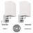 Namyia Steel Plug-in Flush Mounted Sconce-1152906376
