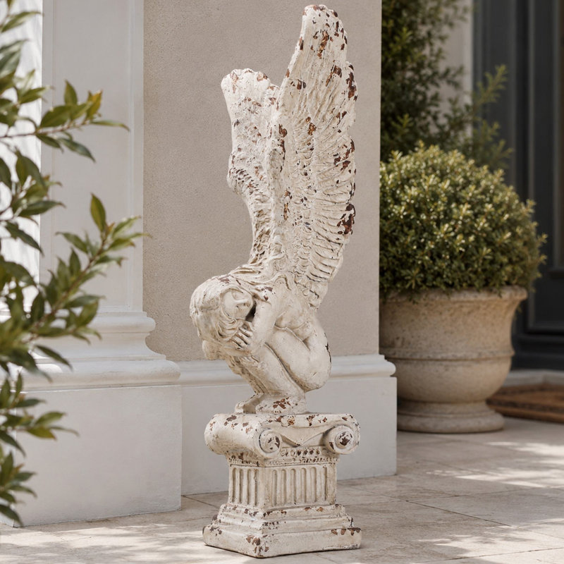 37.5" Angel and Redemption Garden Statue