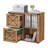 Lateral File Cabinet, Filing Cabinet with 2 Drawers, Printer Stand, 2 Open Compartments-976980571
