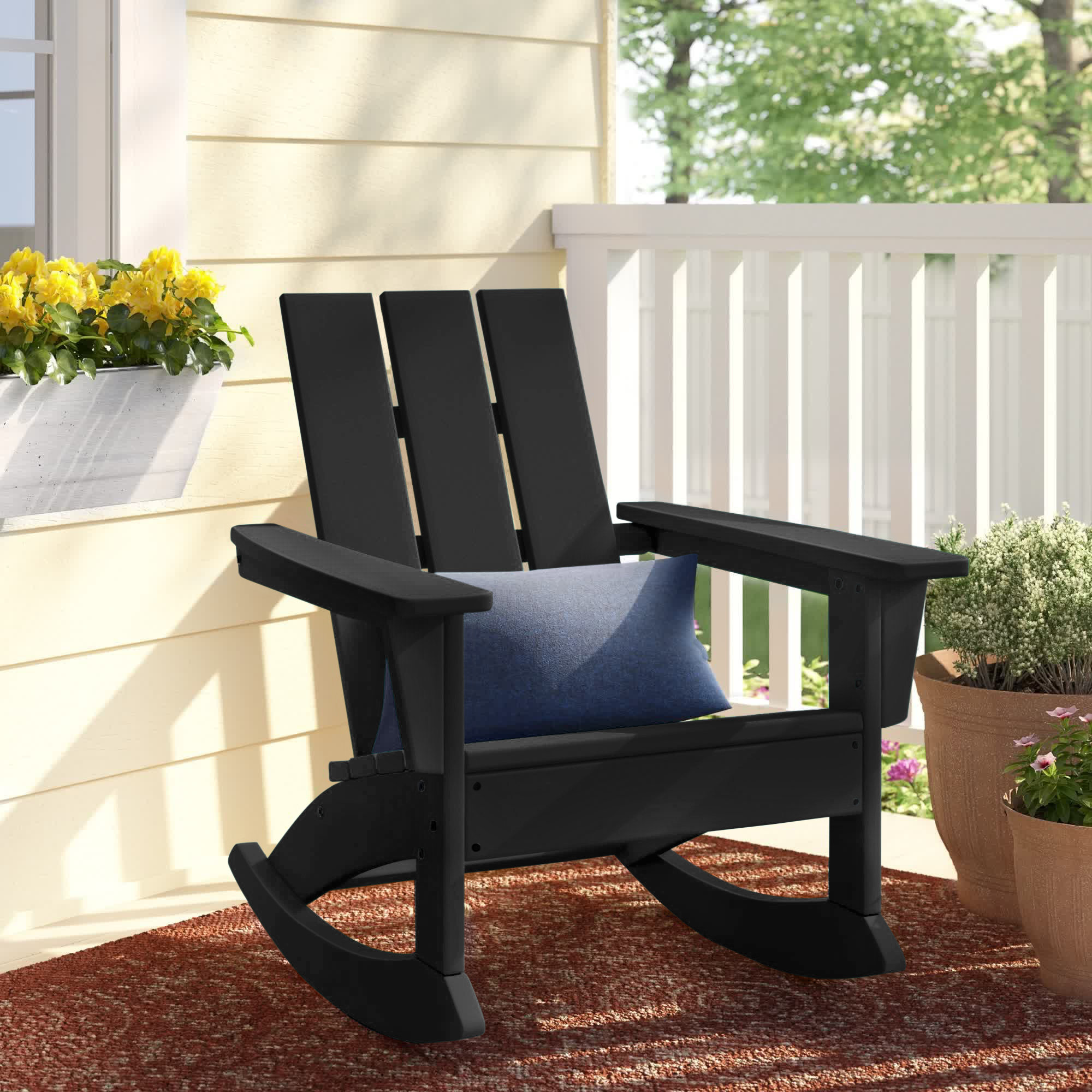 Sol 72 Outdoor™ POLYWOOD x Sol 72 Jamarion Adirondack Rocker \u0026 Reviews |  Wayfair, image size:2000x2000