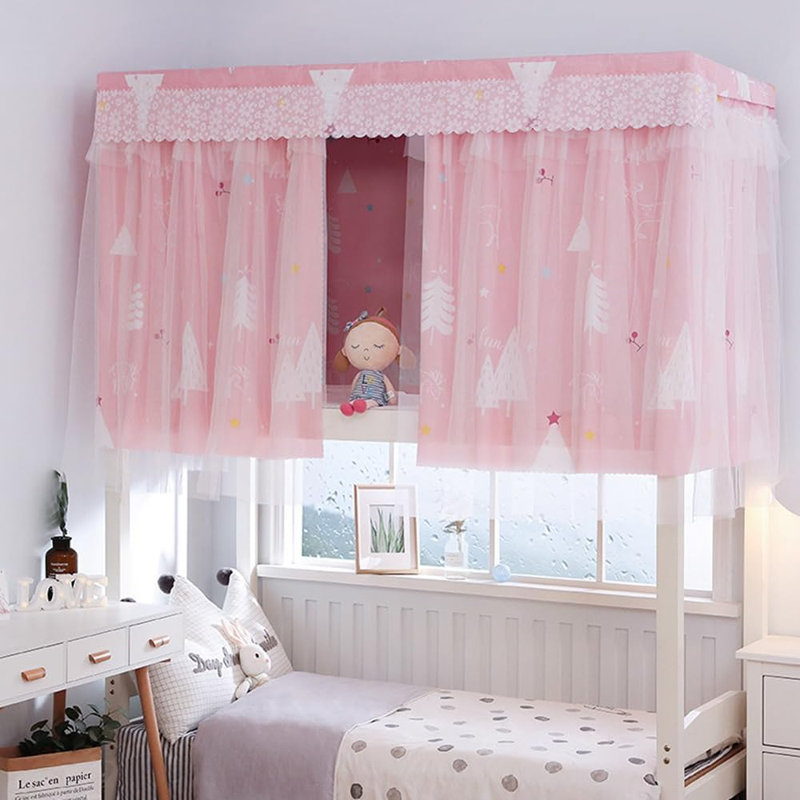 Rideaux de lit superposés pour lit simple