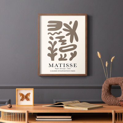 Matisse CC XXVII, reproduction encadrée - bois massif