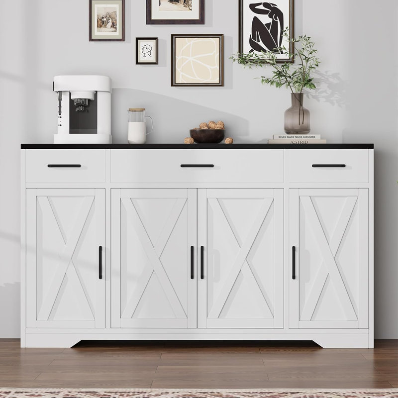 140cm Sideboard, Black