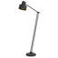 Lampe sur pied 65 po avec abat-jour dôme noir