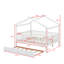 Wooden House Bed With Trundle-351713180-351713179