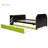 Full Size Wood Daybed with Twin Trundle, Built-In Desk & USB Ports – Green Kids & Teens Bedroom Furniture-117789987