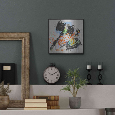 Williston Forge 'Sold Out' by Danksy, Metal Wall Art