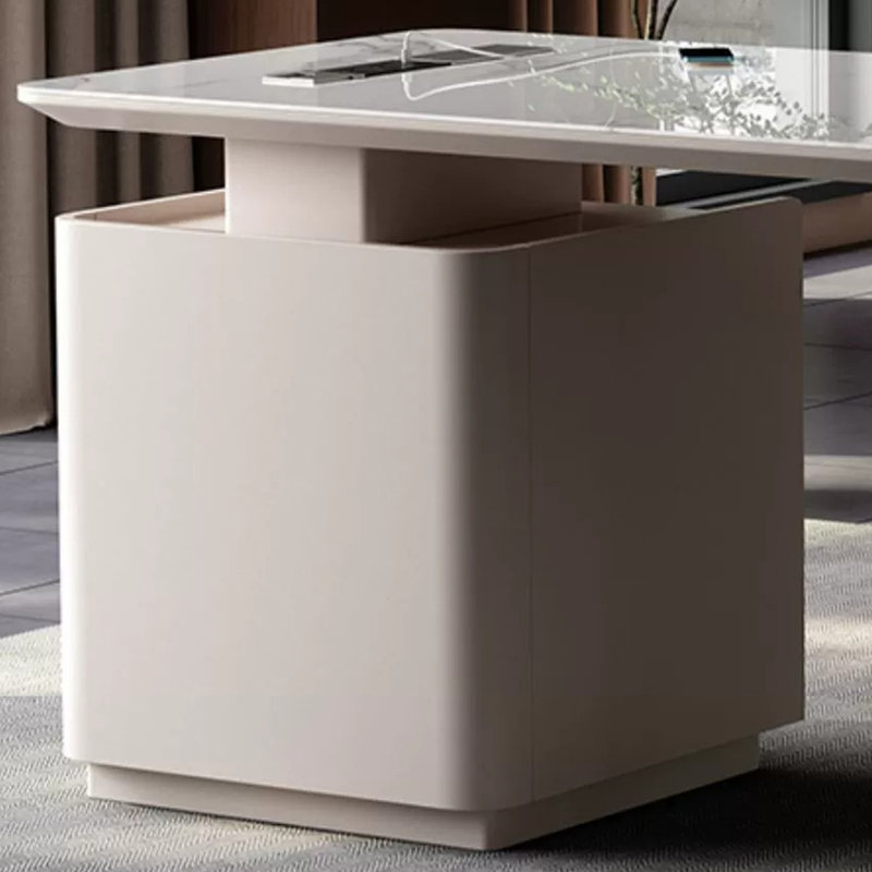 Simple desk with computer table large capacity, 29.53” H x 62.99” W x 27.56” D
