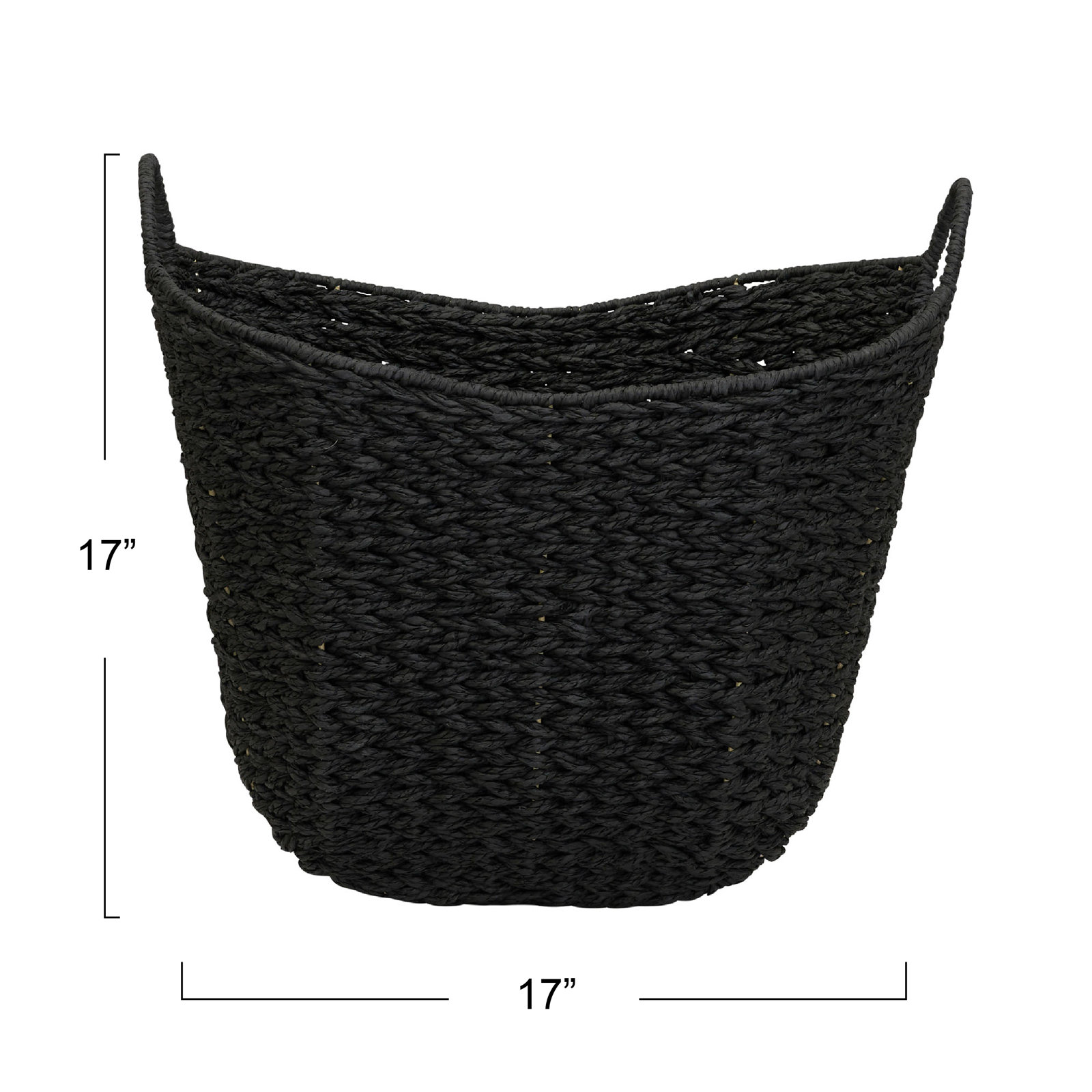Jute Basket, Black