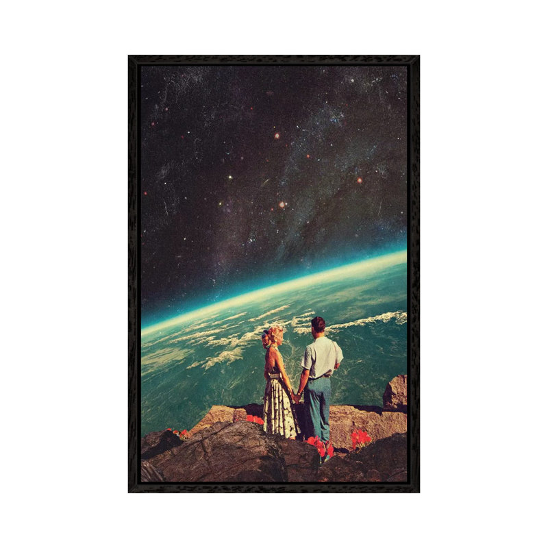 Love 1 Piece Wall Art on Canvas, 66.04 cm H x 45.72 cm W, Black Framed